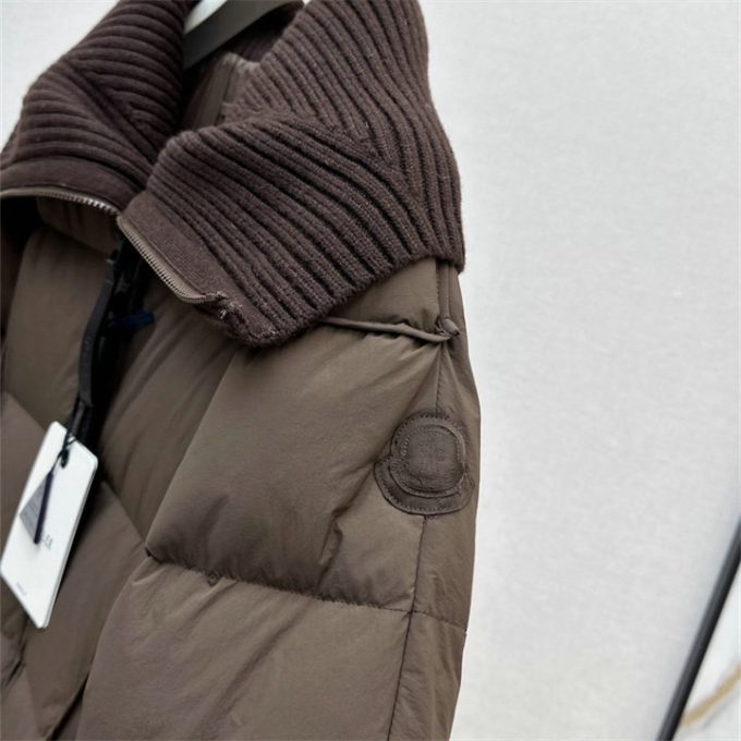 モンクレール ロングスリーブ ダウン 2025年 MONCLER フーディー ジップジャケット アウターコート レディース - 画像 (5)