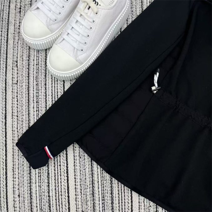 モンクレール ロングスリーブ ダウンジャケット 2025年 MONCLER ニット ジップジャケット フード付き アウターコート レディース - 画像 (12)