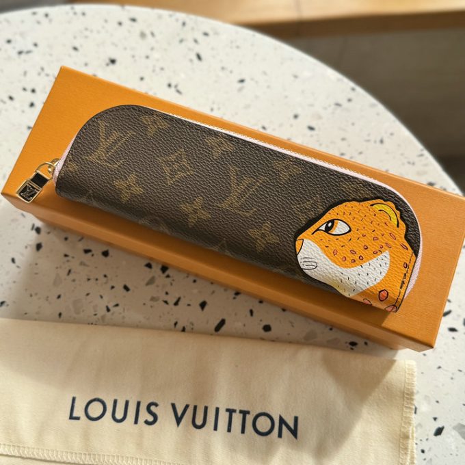 ルイヴィトン 2025年 ペンシルポーチ GI1111 LOUISVUITTON シャーロット ファブリック レザー