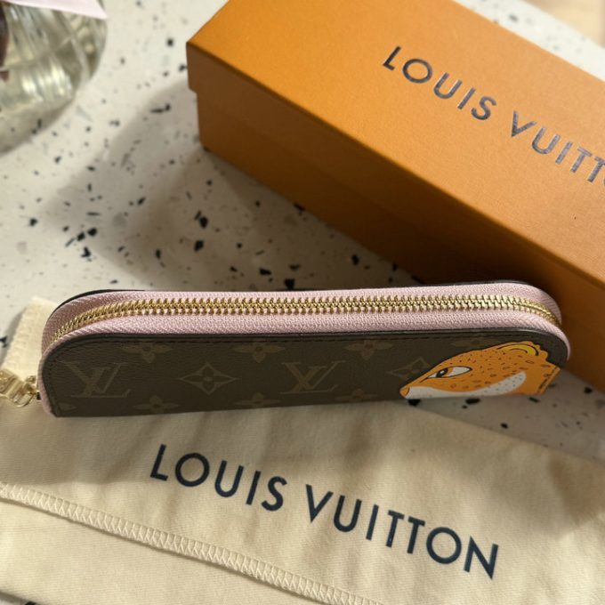 ルイヴィトン 2025年 ペンシルポーチ GI1111 LOUISVUITTON シャーロット ファブリック レザー - 画像 (5)