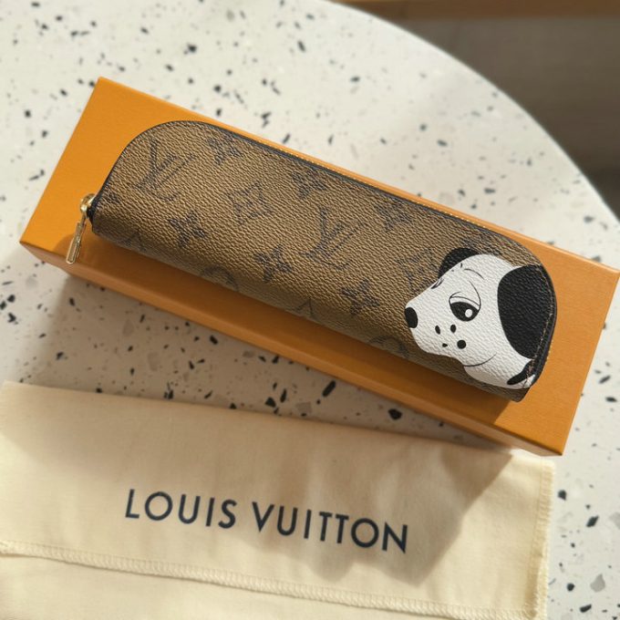 ルイヴィトン 2025年 ペンシルポーチ GI1112 LOUISVUITTON シャーロット ファブリック レザー