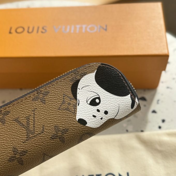 ルイヴィトン 2025年 ペンシルポーチ GI1112 LOUISVUITTON シャーロット ファブリック レザー - 画像 (9)