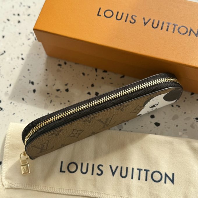 ルイヴィトン 2025年 ペンシルポーチ GI1112 LOUISVUITTON シャーロット ファブリック レザー - 画像 (5)