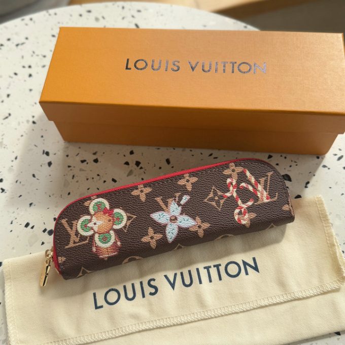 ルイヴィトン 2025年 ペンシルポーチ GI1162 LOUISVUITTON シャーロット ファブリック レザー - 画像 (2)