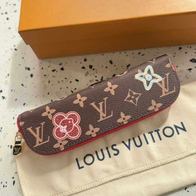 ルイヴィトン 2025年 ペンシルポーチ GI1162 LOUISVUITTON シャーロット ファブリック レザー - 画像 (3)