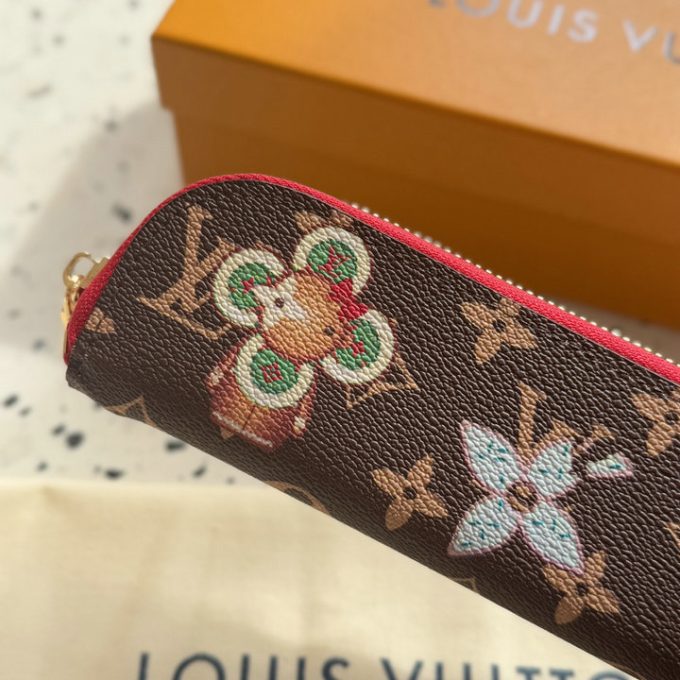 ルイヴィトン 2025年 ペンシルポーチ GI1162 LOUISVUITTON シャーロット ファブリック レザー - 画像 (9)