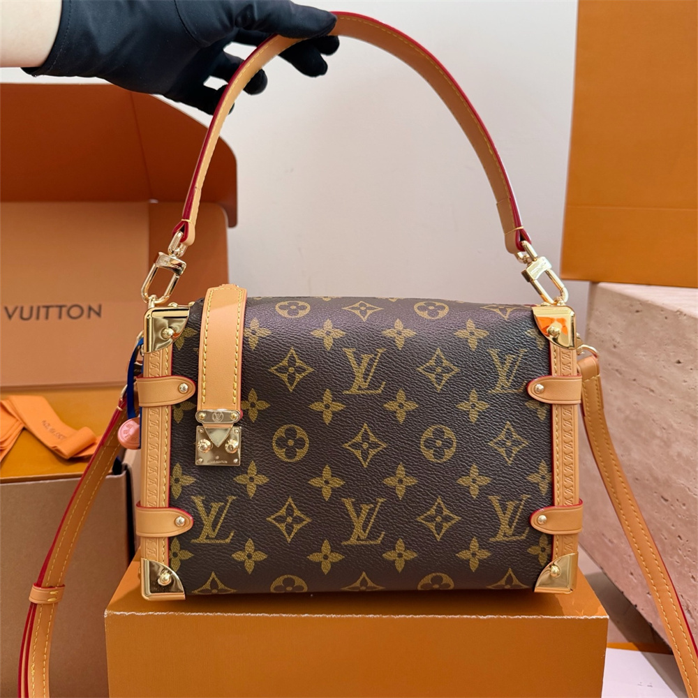 ルイヴィトン サイド トランク ショルダーバッグ モノグラムキャンパス